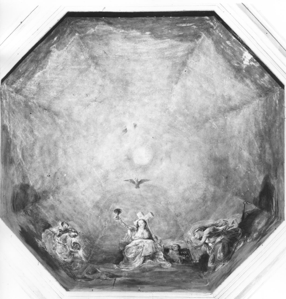 Fede (soffitto dipinto) - ambito toscano (fine/ inizio sec. XIX)