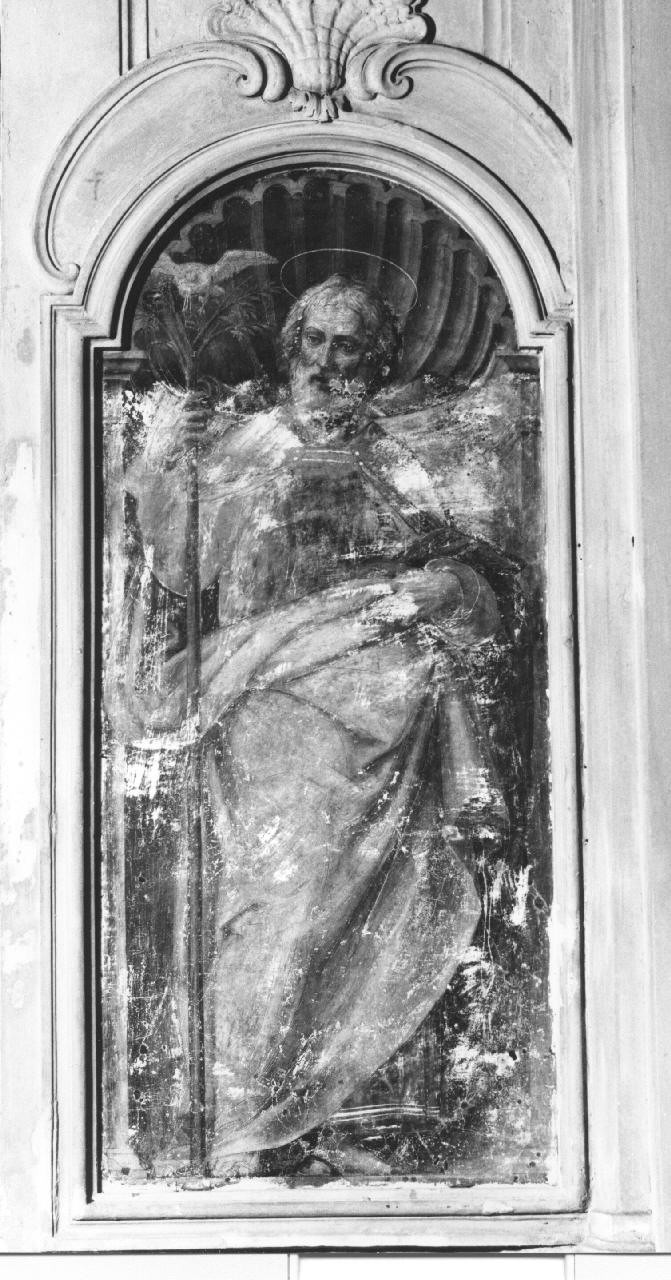 San Giuseppe (dipinto murale) di Chimenti Jacopo detto Empoli (attribuito) (fine/ inizio secc. XVI/ XVII)