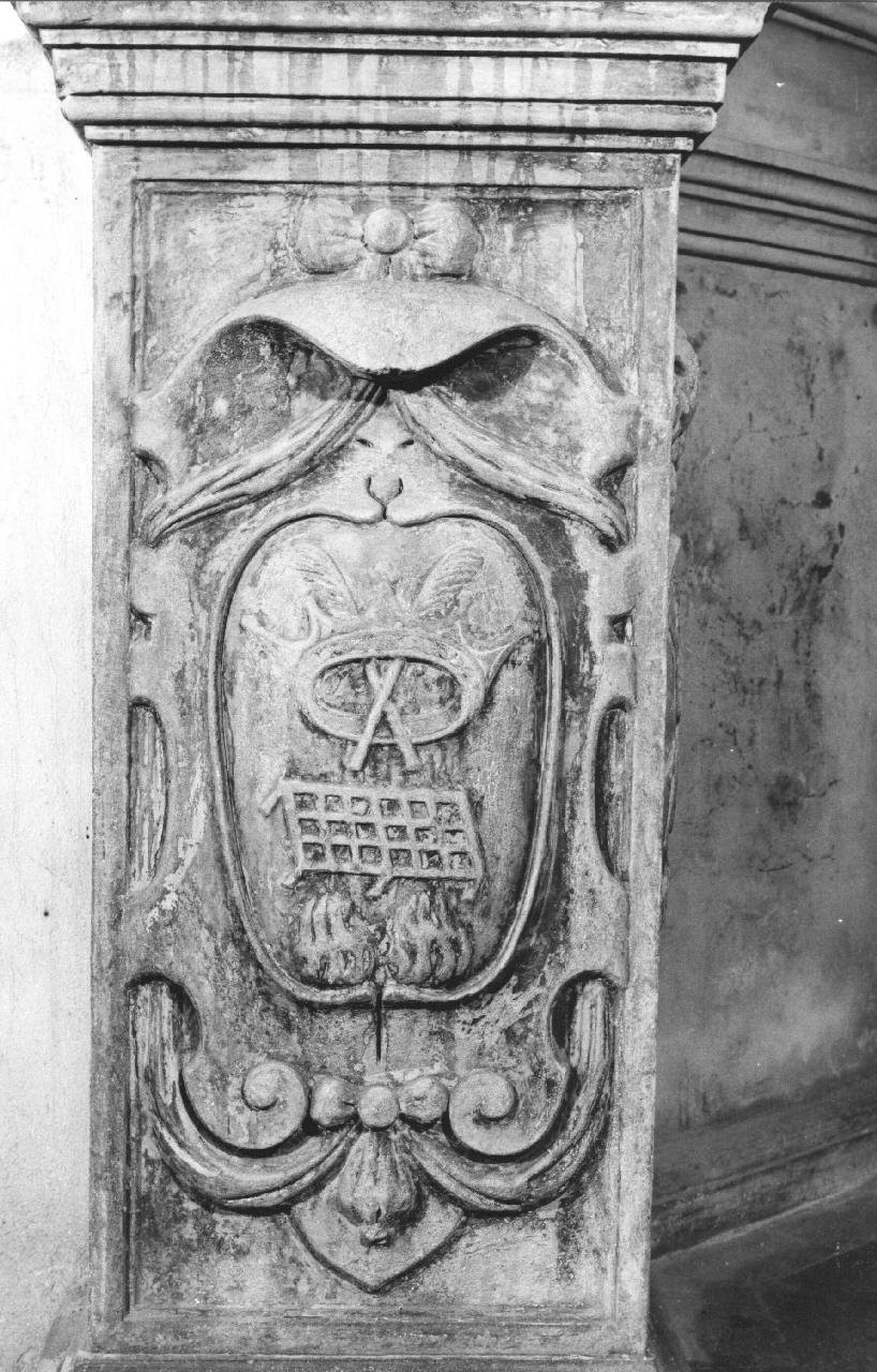 stemma della Compagnia di San Lorenzo (rilievo) - bottega toscana (fine/ inizio sec. XVIII)