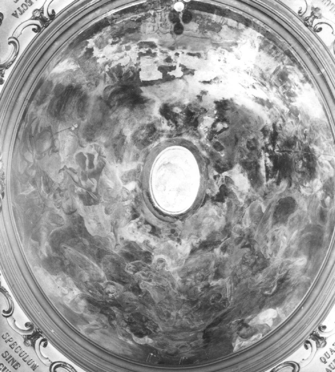 assunzione della Madonna (soffitto dipinto) di Ferretti Giovanni Domenico (prima metà sec. XVIII)