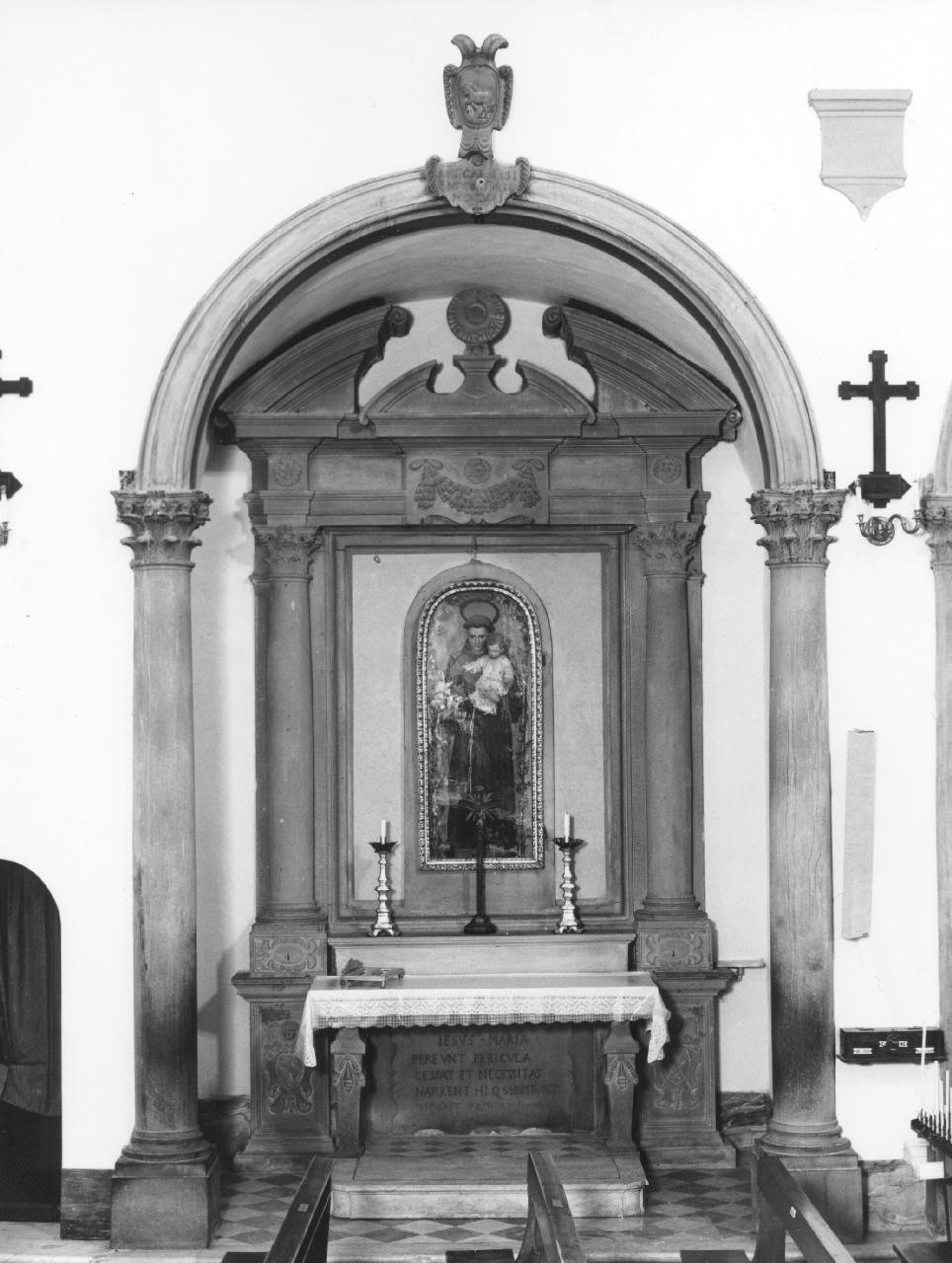 mostra d'altare - bottega toscana (sec. XVII)