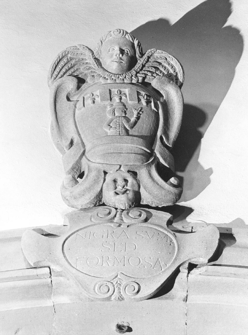 stemma gentilizio della famiglia Neri (rilievo) - bottega toscana (sec. XVII)