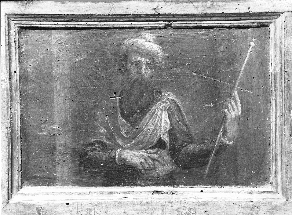 Salomone (dipinto, elemento d'insieme) di Macchietti Girolamo detto Girolamo del Crocefissaio (attribuito) (seconda metà sec. XVI)