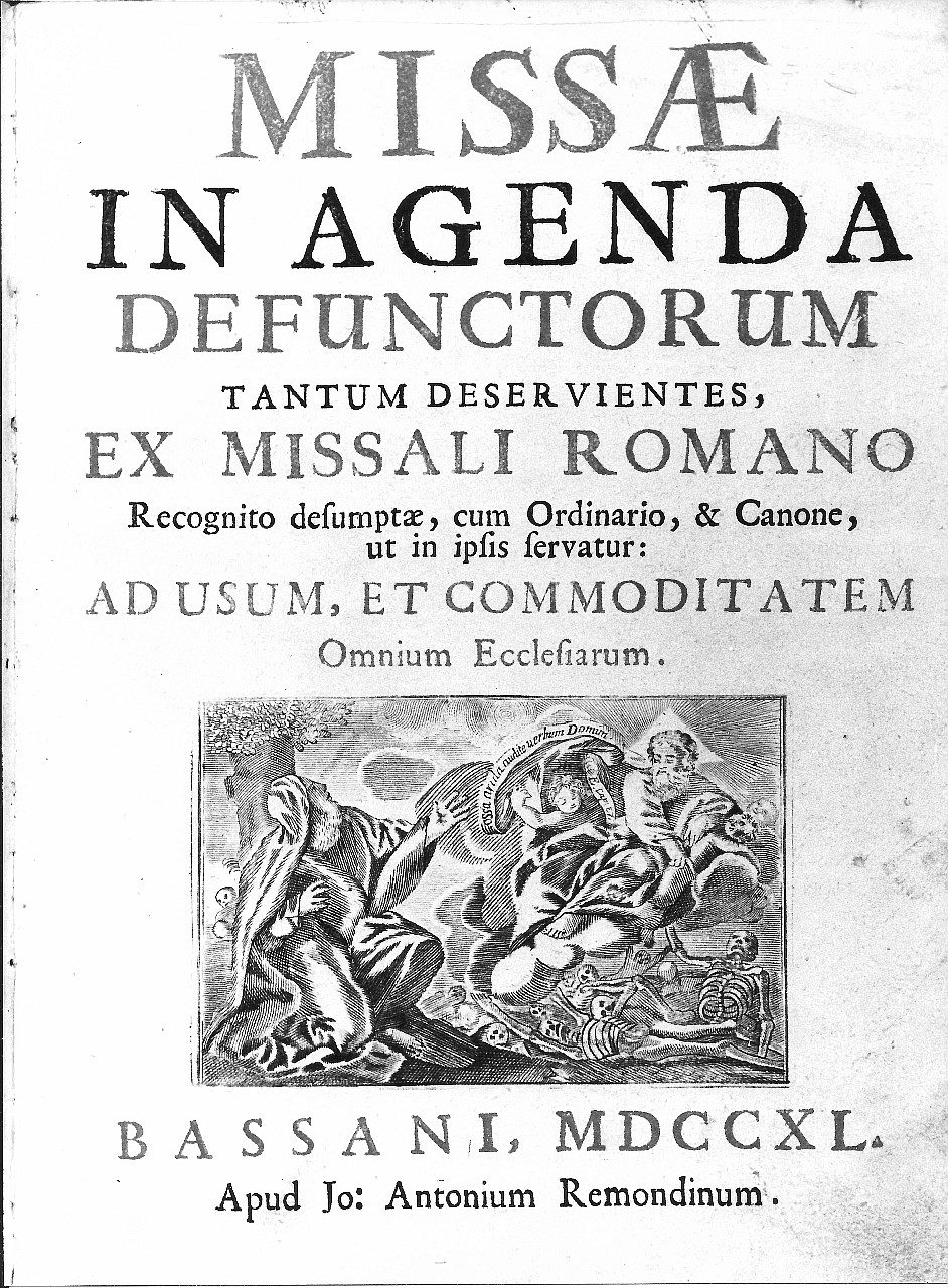 Ezechiele ha la visione della valle delle ossa inaridite (stampa) - ambito veneto (sec. XVIII)