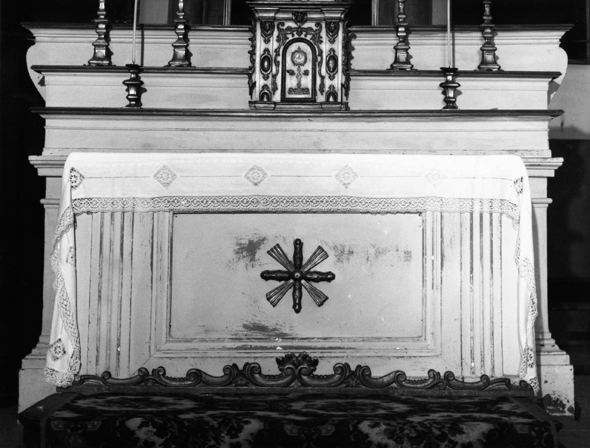 altare maggiore - bottega toscana (fine/ inizio secc. XVIII/ XIX)