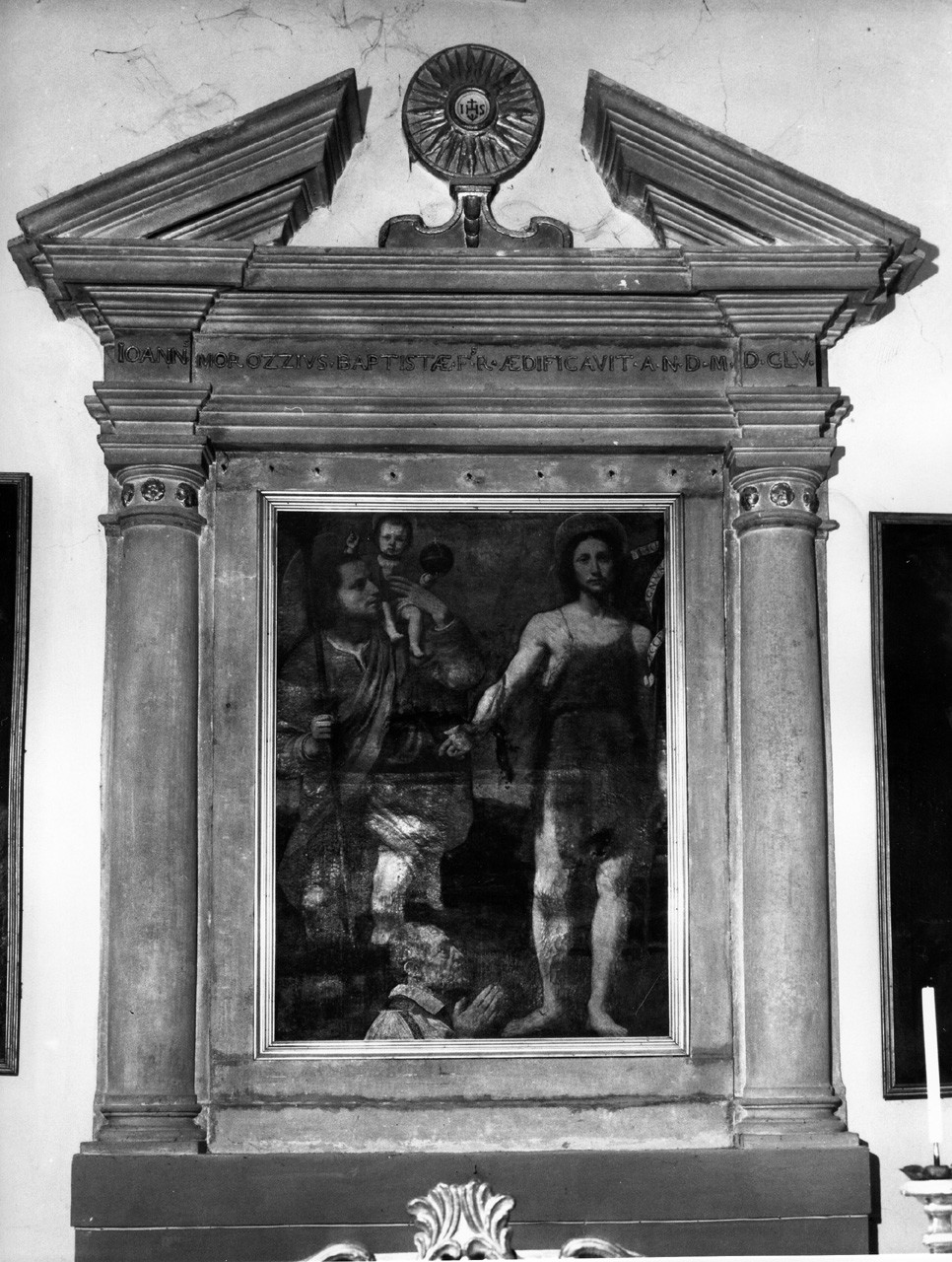mostra d'altare - bottega toscana (sec. XVII)