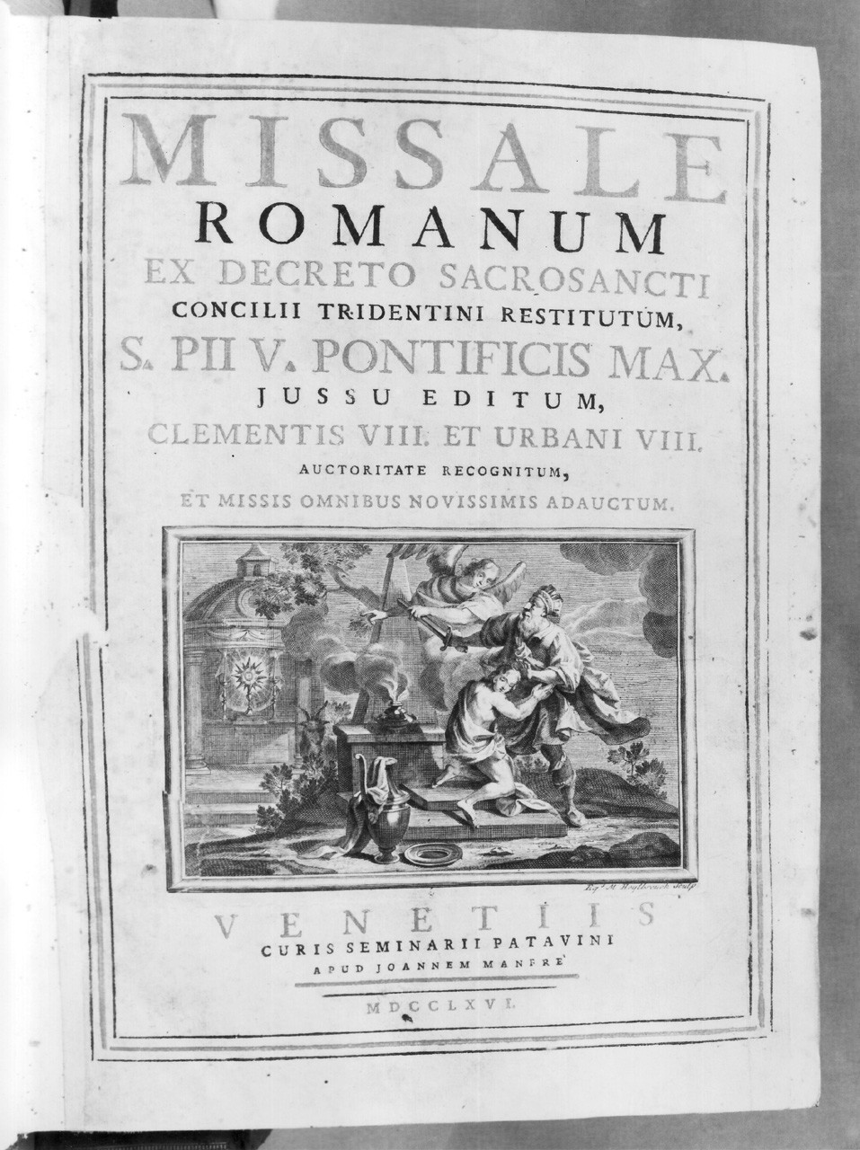 sacrificio di Isacco (stampa) di Hoylbrouck M (sec. XVIII)