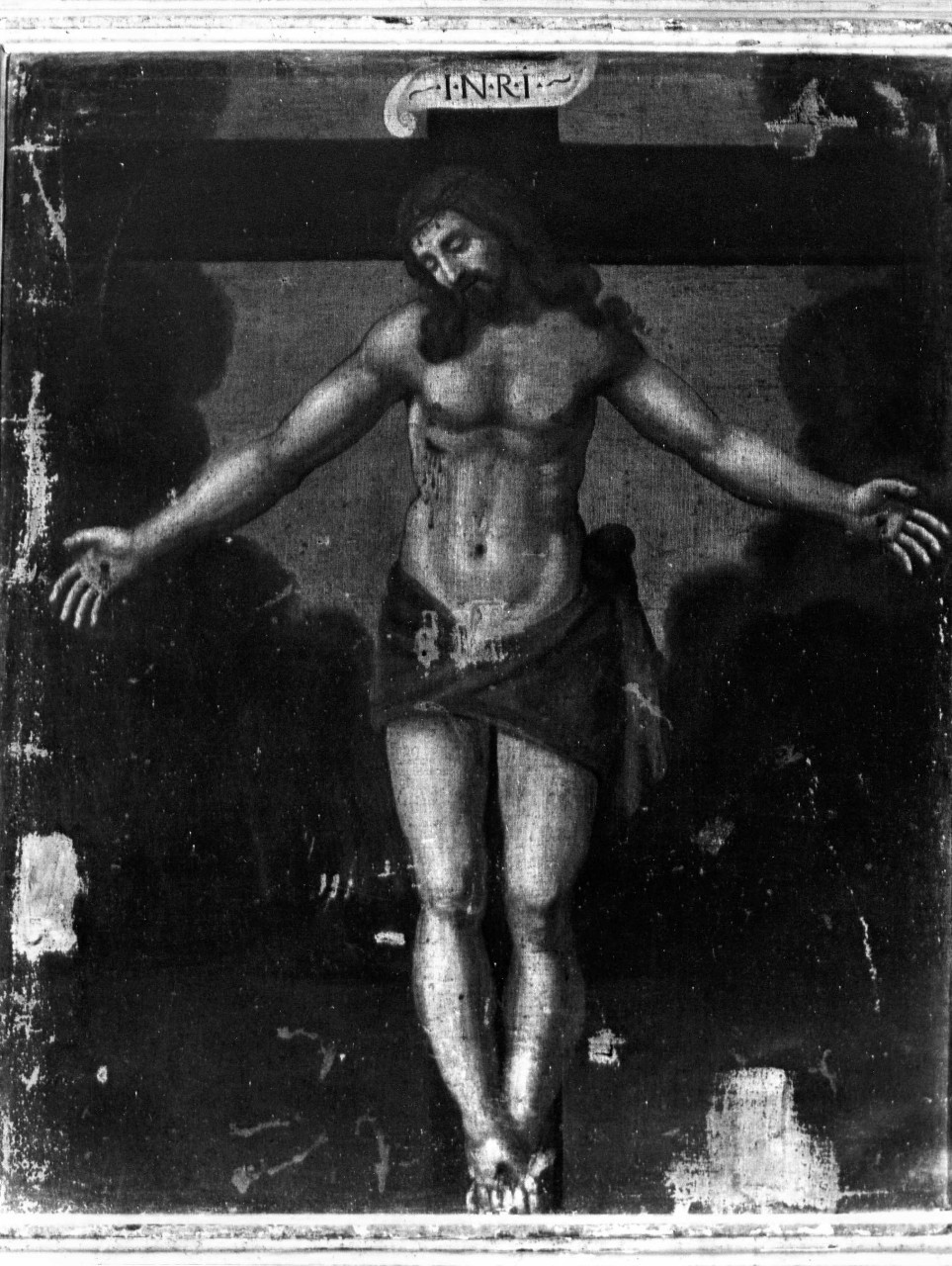 Cristo crocifisso (dipinto) di Santi di Tito (cerchia) (fine sec. XVI)