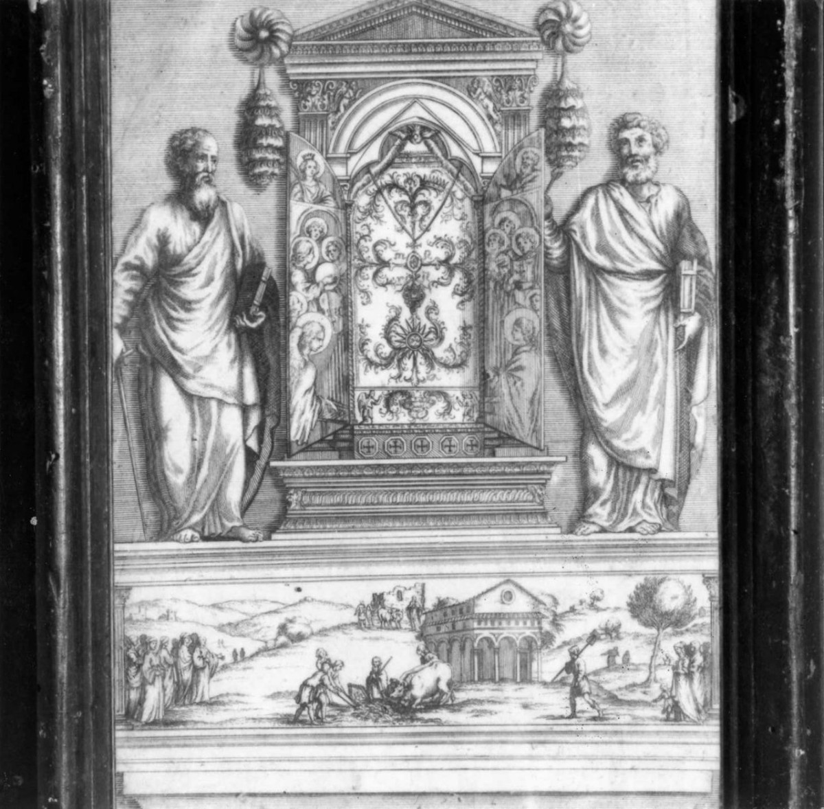 Madonna dell'Impruneta (stampa) di Mogalli Cosimo (sec. XVIII)