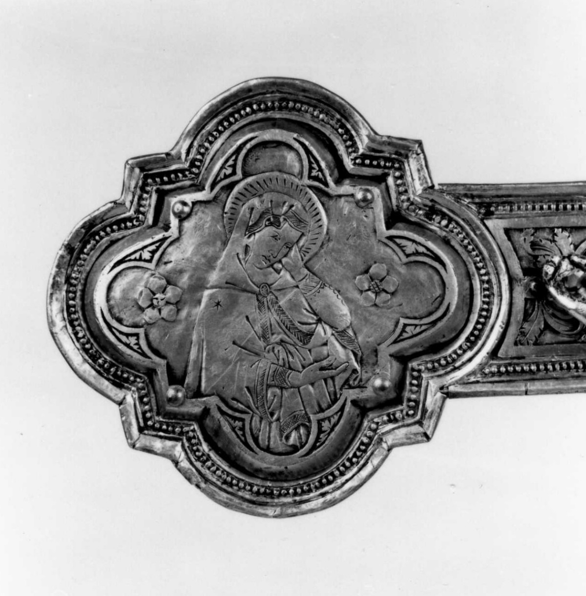 Maria Vergine (formella) di Ghiberti Lorenzo (attribuito) (sec. XV)