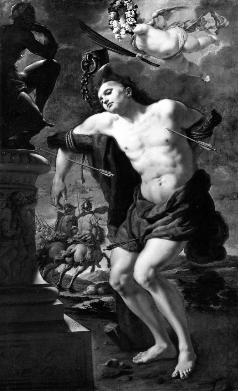 martirio di San Sebastiano (dipinto) di Dandini Cesare (attribuito) (fine/ inizio sec. XVII)