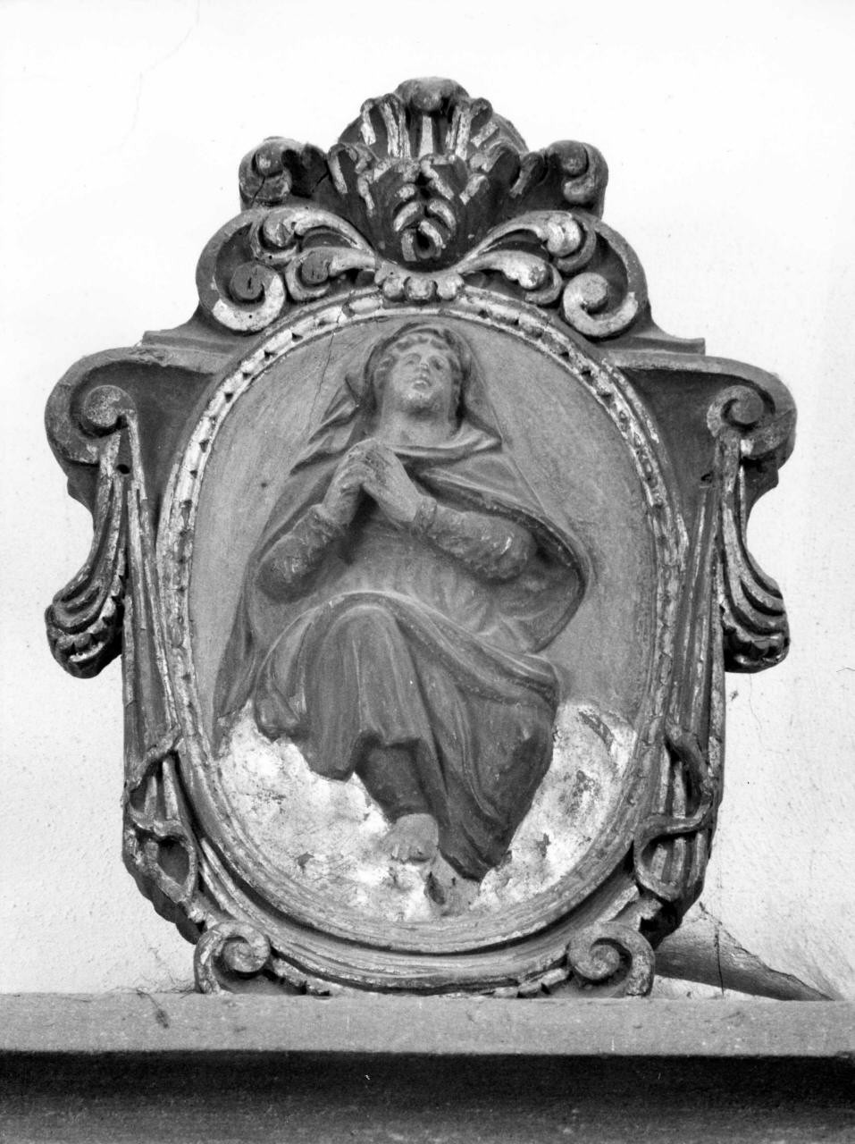 Madonna Assunta (rilievo) - bottega toscana (fine/ inizio sec. XVIII)