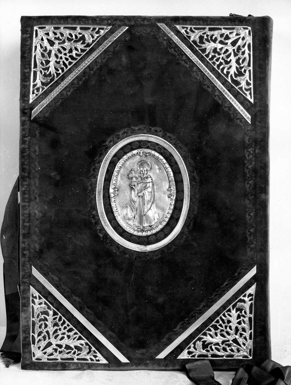 coperta di libro liturgico - bottega romana (fine/ inizio sec. XIX)