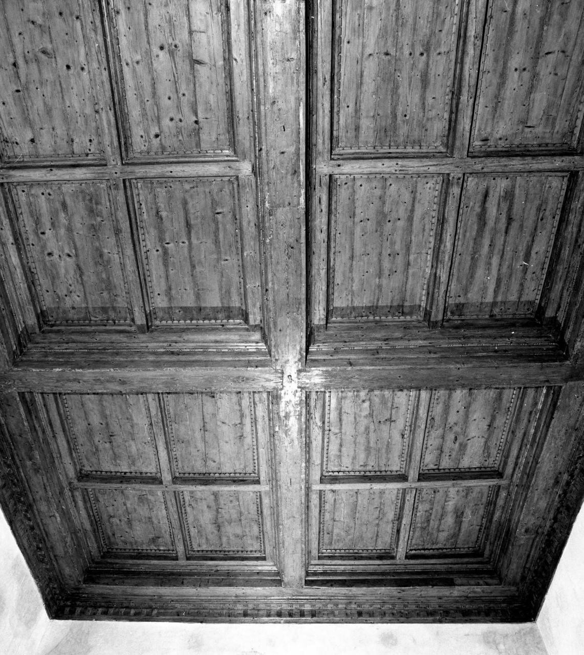soffitto a cassettoni di Atticciati Domenico (fine/ inizio sec. XVI)