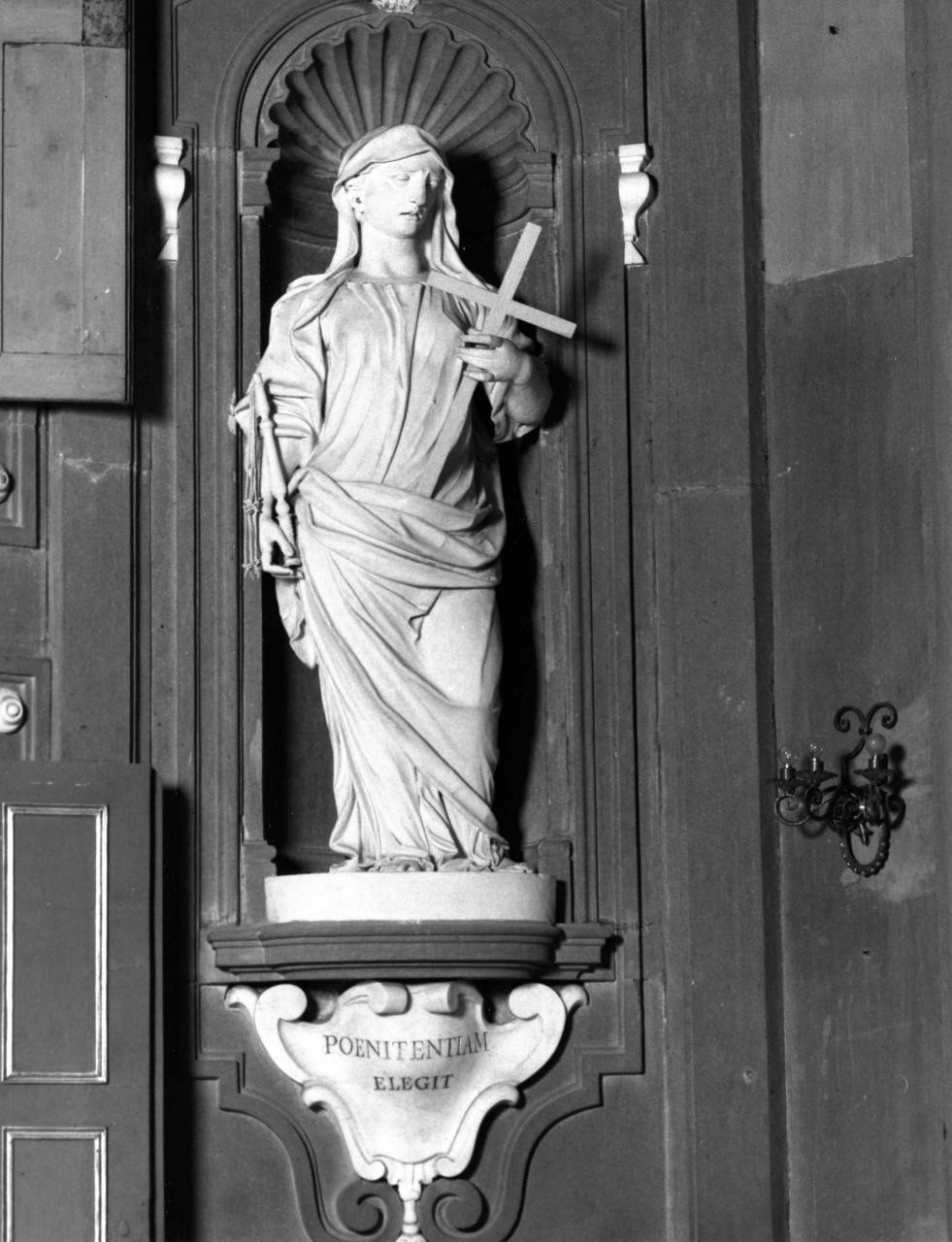 Confessione (statua) di Ticciati Pompilio Giuseppe (fine/ inizio sec. XVIII, sec. XIX)