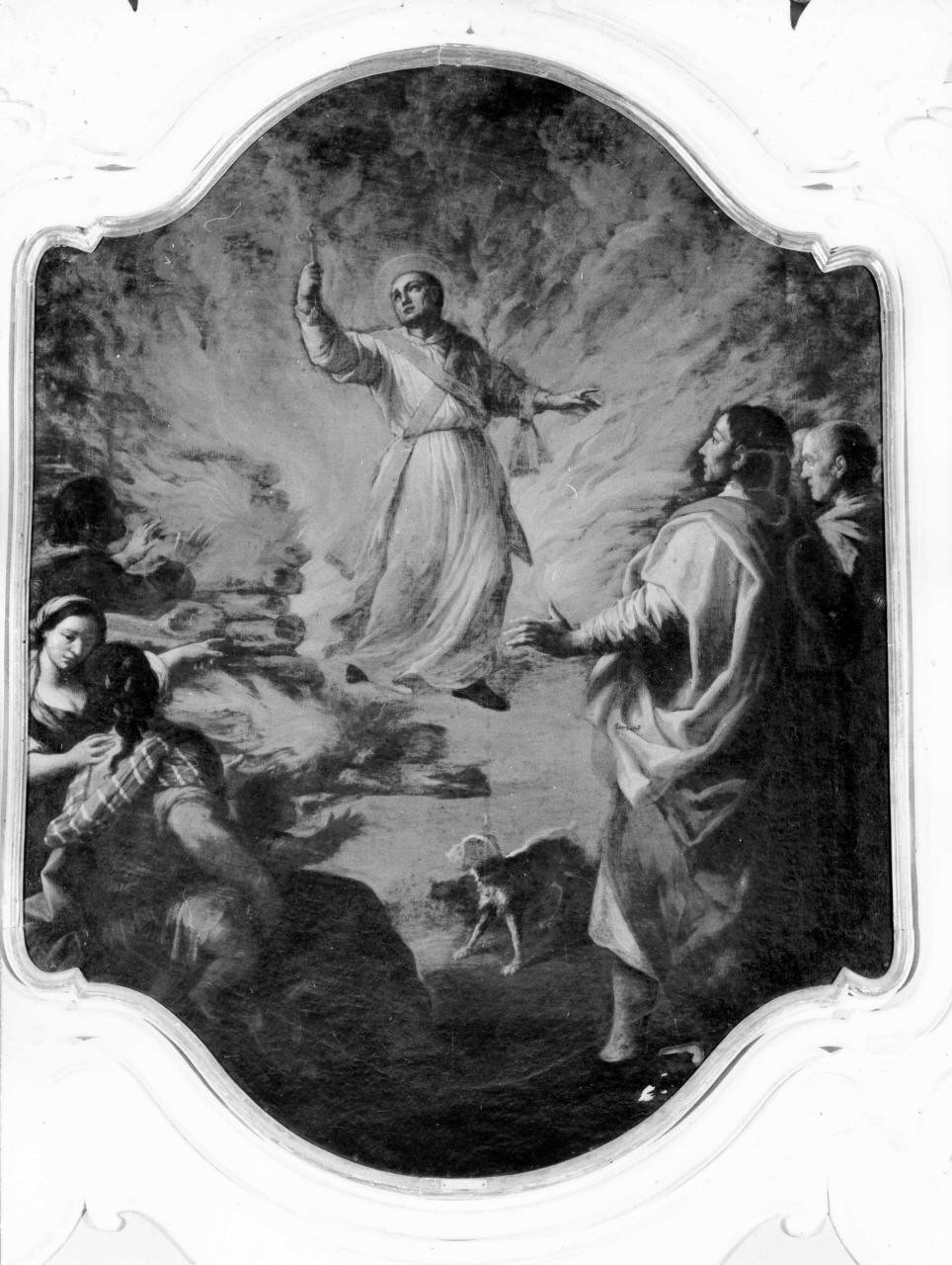 prova del fuoco di San Pietro Igneo (dipinto) di Gambacciani Francesco (fine/ inizio sec. XVIII)