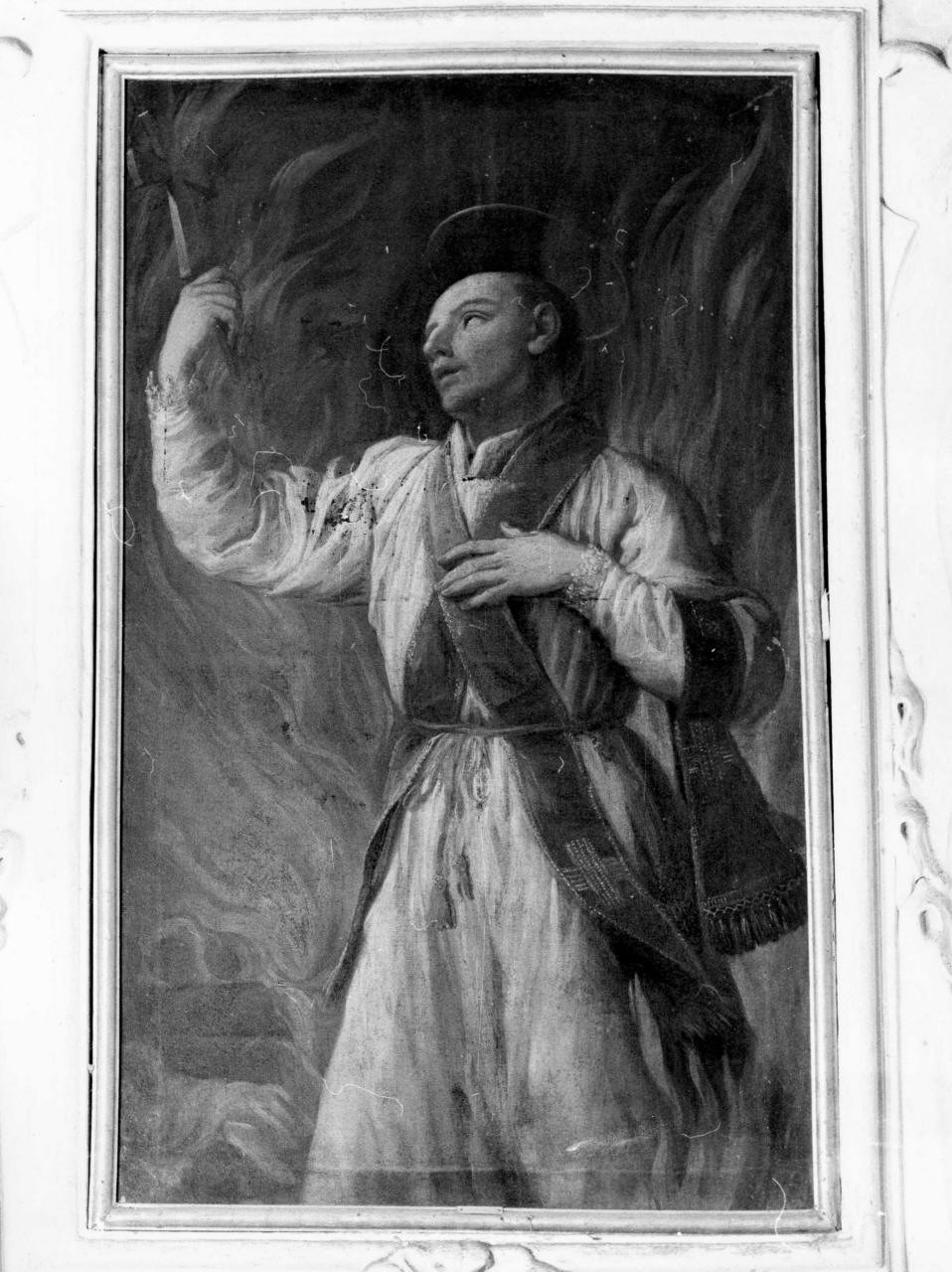 prova del fuoco di San Pietro Igneo (dipinto) di Hugford Ignazio Enrico (fine/ inizio sec. XVIII)