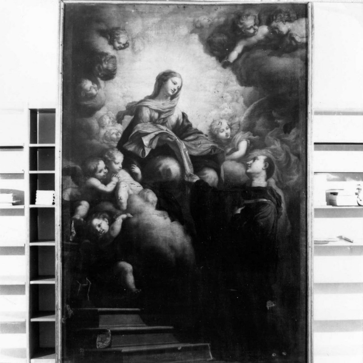 Sant'Idelfonso riceve una pianeta dalla Madonna (dipinto) di Hugford Ignazio Enrico (fine/ inizio sec. XVIII)