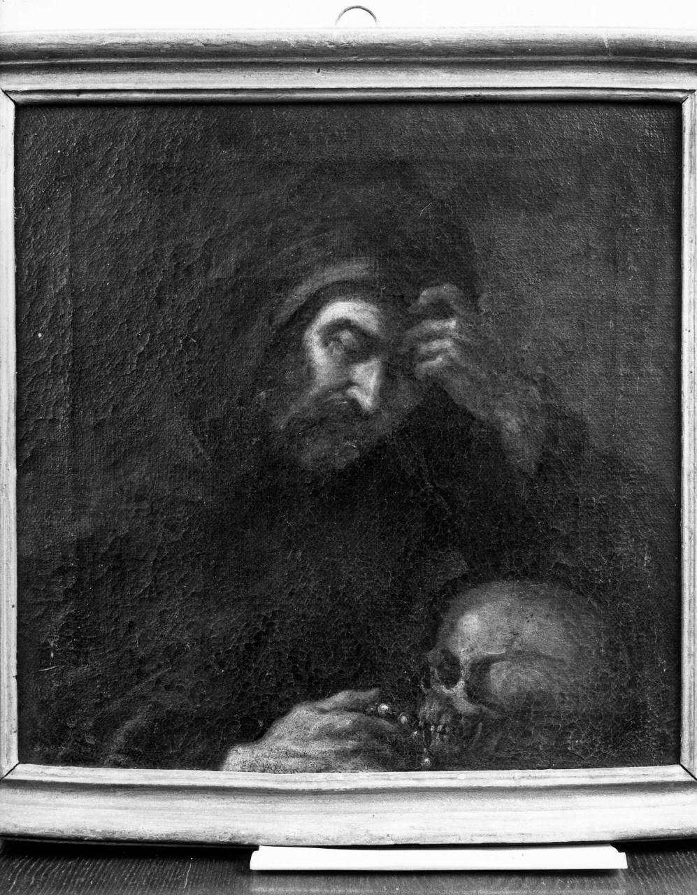 Santo monaco (dipinto) di Hugford Ignazio Enrico (attribuito) (fine/ inizio sec. XVIII)