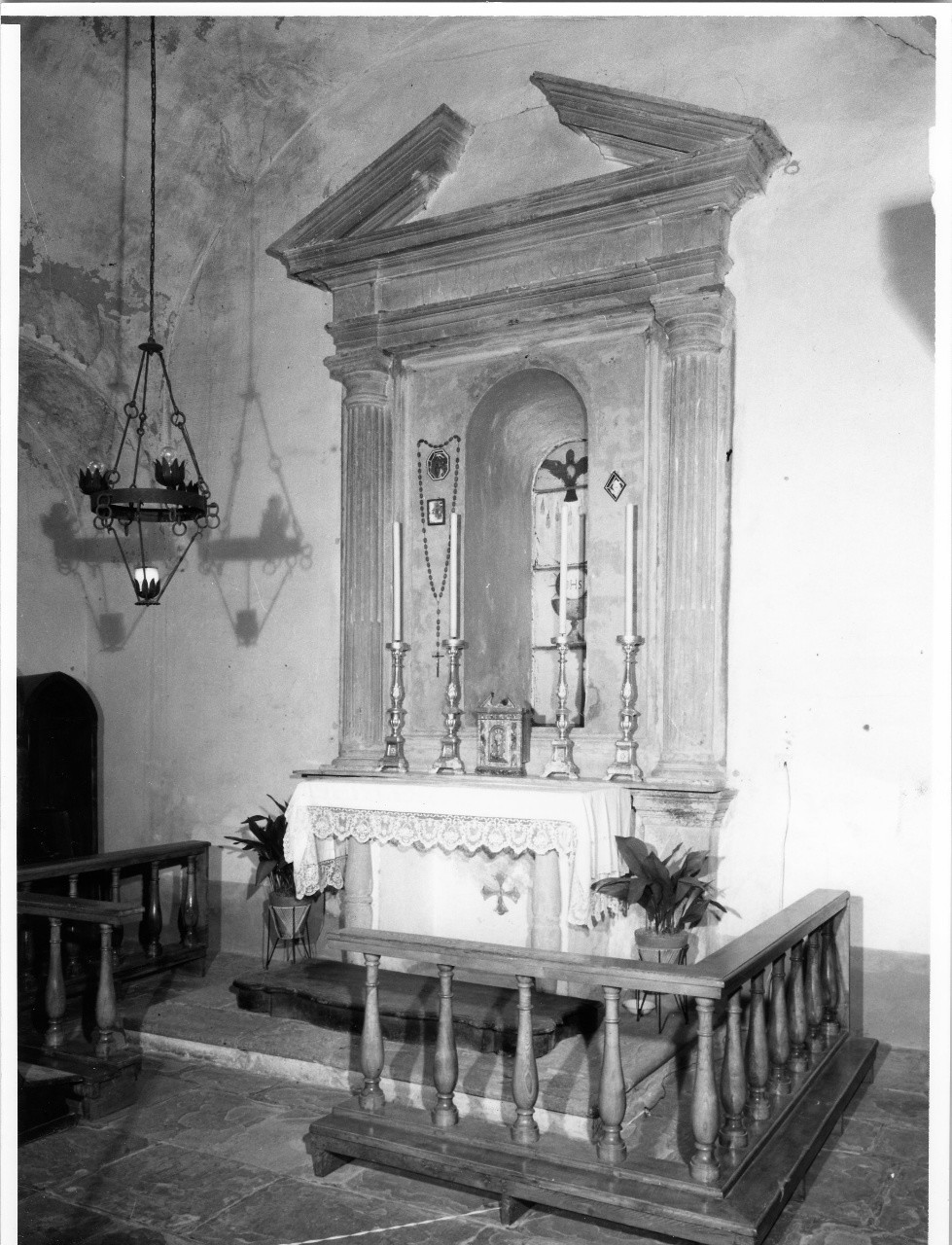 altare - manifattura toscana (fine/ inizio secc. XVI/ XVII)