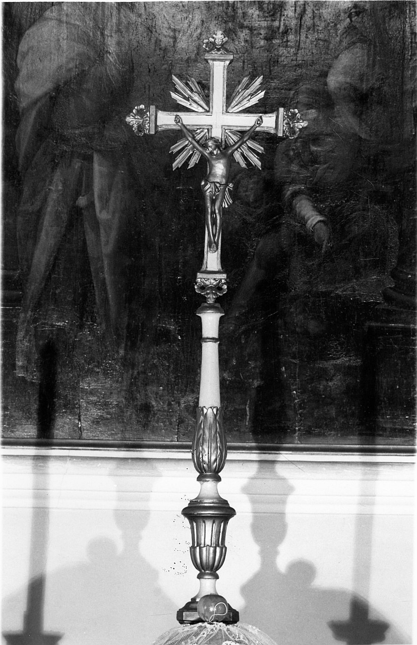 Cristo crocifisso (croce d'altare) - bottega toscana (sec. XIX)