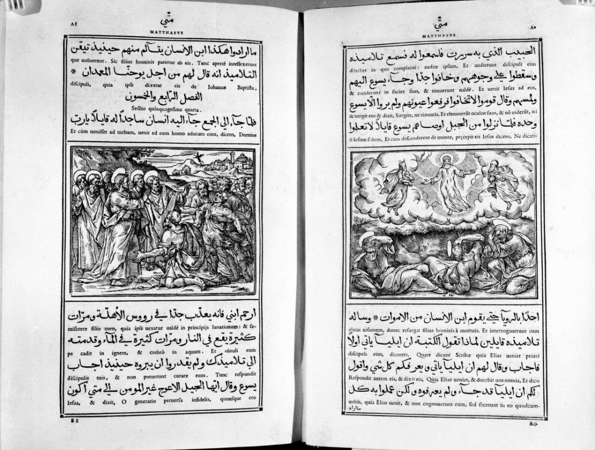 Trasfigurazione di Cristo con Profeti e Apostoli (stampa) di Penna Luca, Tempesta Antonio (sec. XVI)