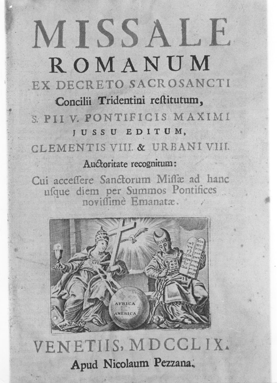 trionfo della Chiesa sulla Sinagoga (stampa) - ambito veneto (sec. XVIII)