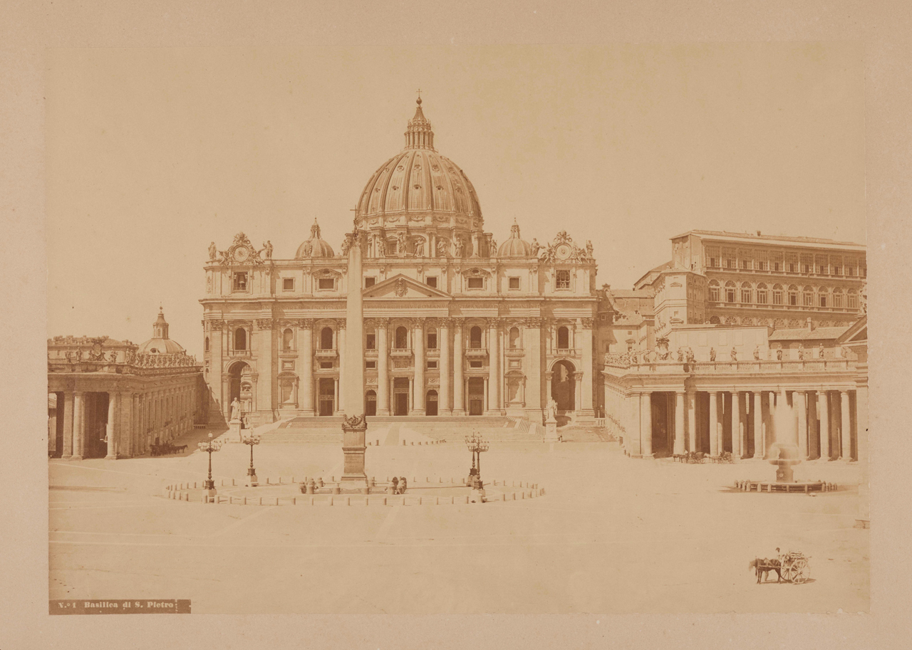 Città del Vaticano – Piazza S. Pietro (positivo) di Anonimo (XIX)