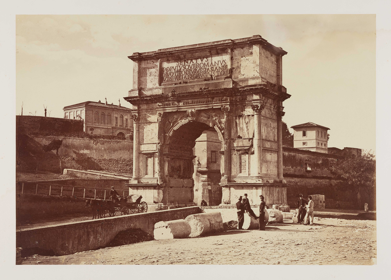 Roma - Arco di Tito (positivo) di Anonimo (XIX)