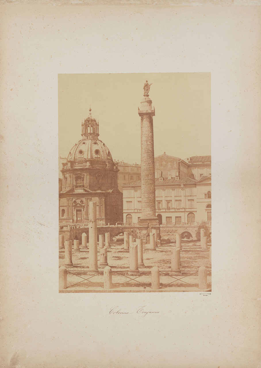 Roma - Foro di Traiano (positivo) di Altobelli e Molins (XIX)