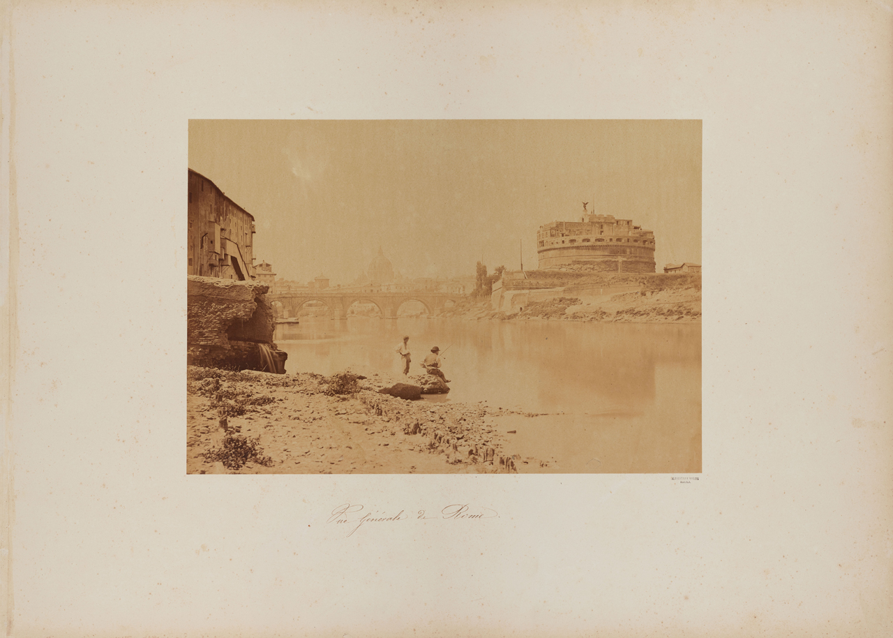 Roma - Castel S. Angelo (positivo) di Altobelli e Molins (XIX)