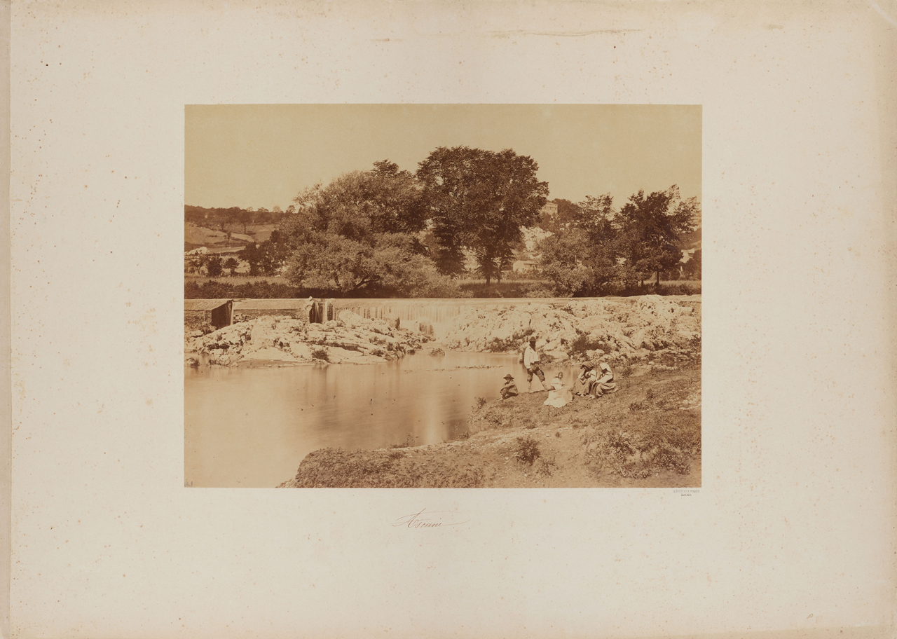 Paesaggi fluviali - Vedute (positivo) di Altobelli e Molins (XIX)