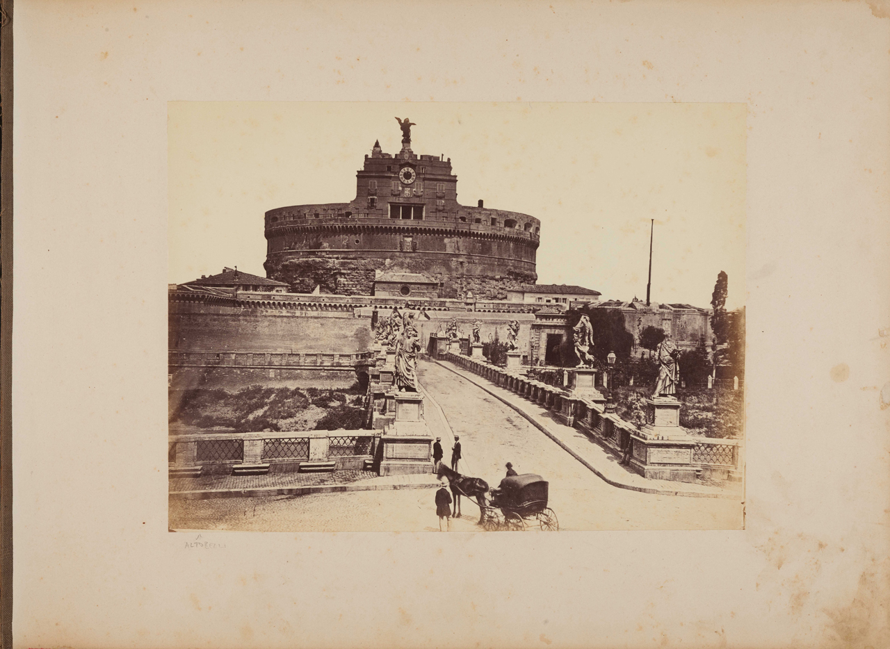 Roma - Castel S. Angelo (positivo) di Altobelli e C (studio) (XIX)