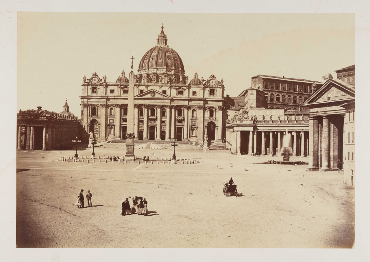 Città del Vaticano - Piazza S. Pietro (positivo) di Altobelli, Gioacchino (XIX)