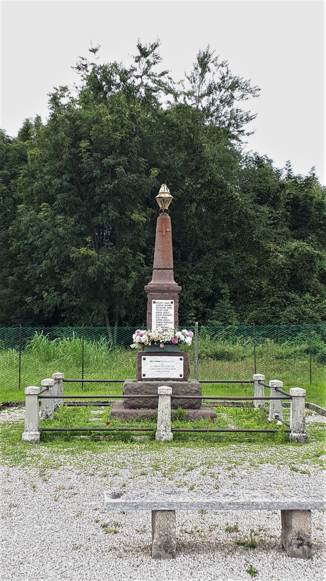 Parco della Rimembranza di Foen (parco, commemorativo ai caduti della prima guerra mondiale), Parco della Rimembranza alla memoria di Trevisan Antonio - Feltre (BL) 