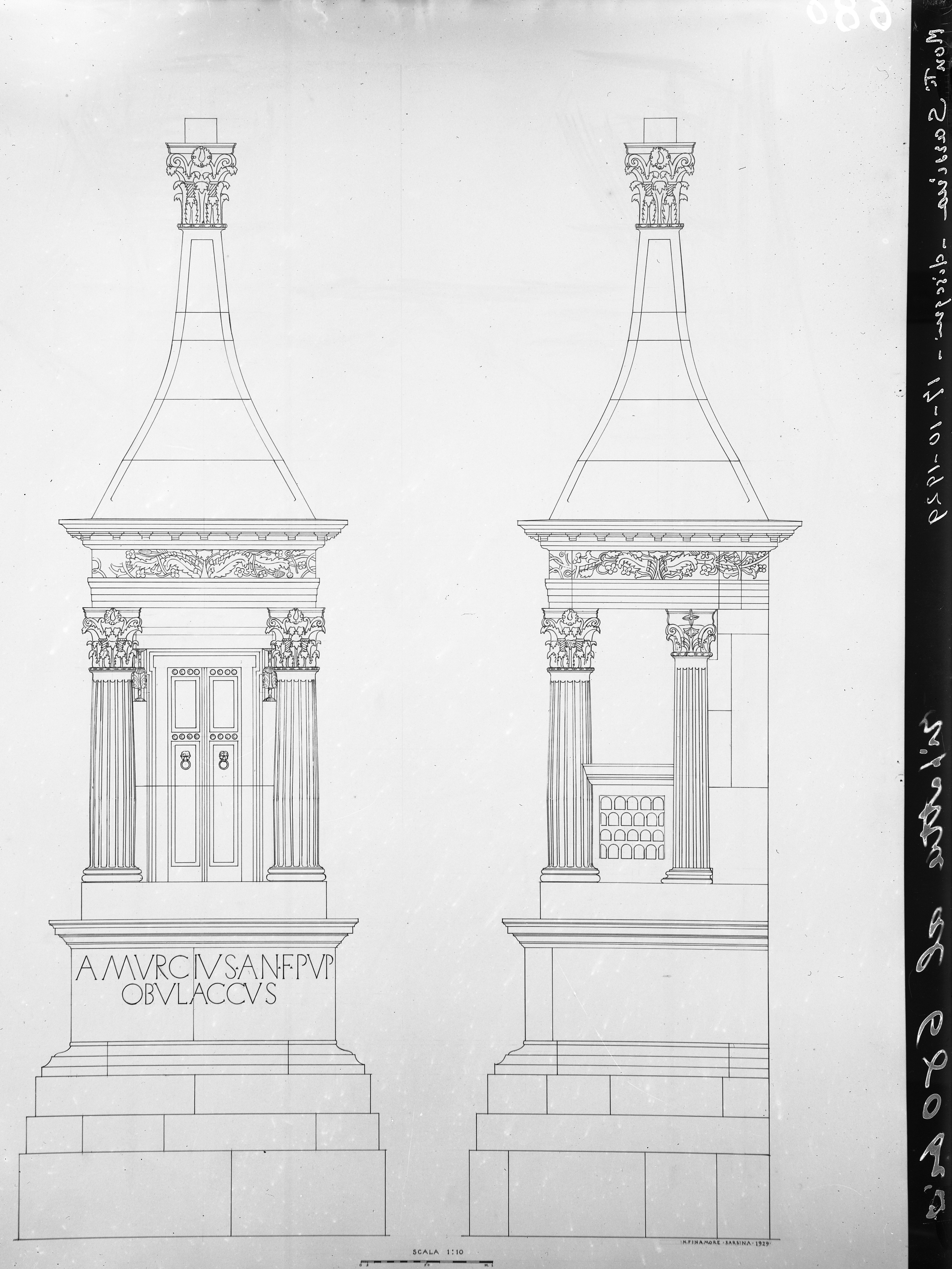 Sarsina Scavi Pian di Bezzo (lastra) di Anonimo (prima metà XX)