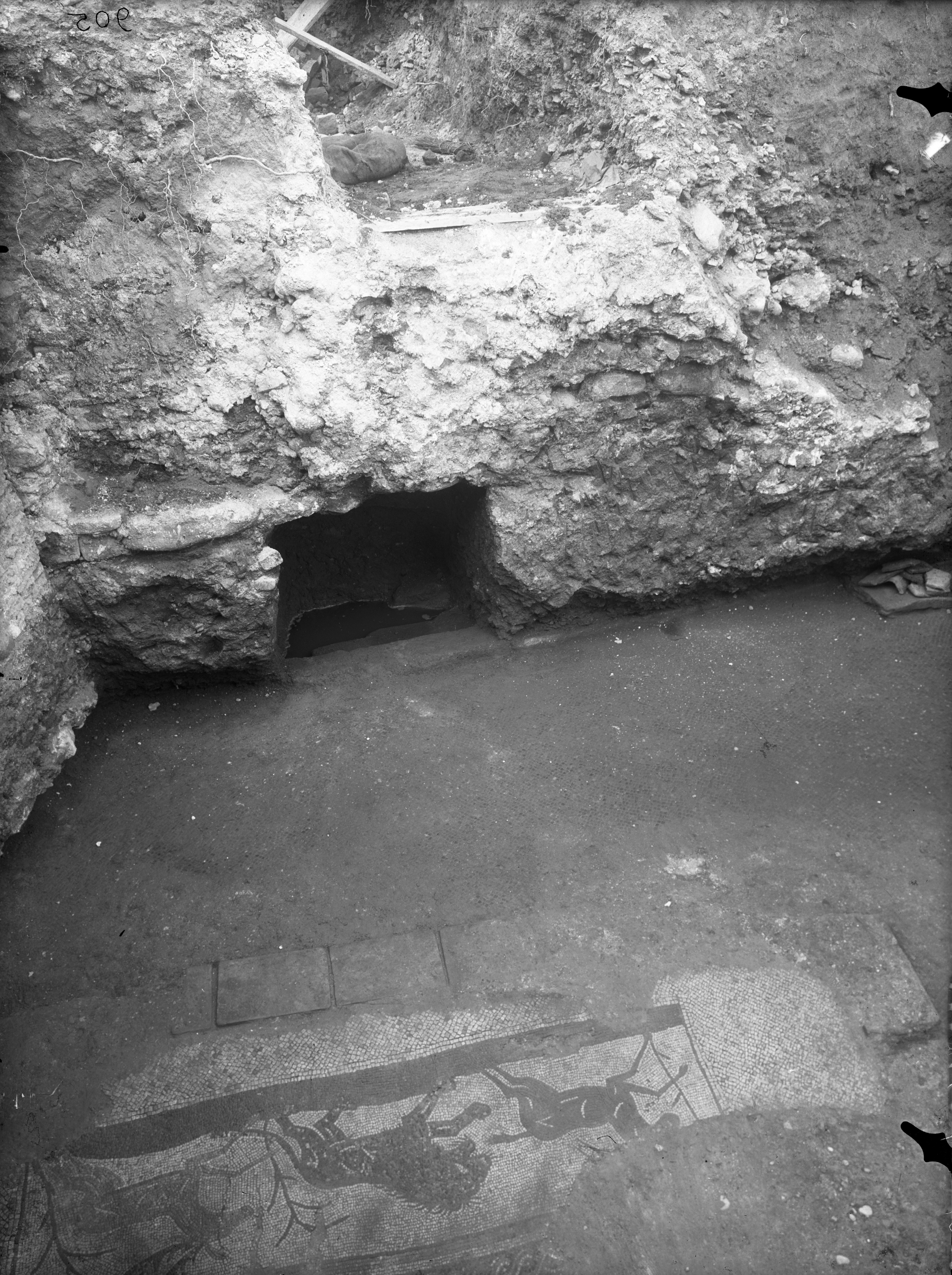 Rimini. Scavo Aurigemma nell'area Scuola Industriale (lastra) di Anonimo (prima metà XX)