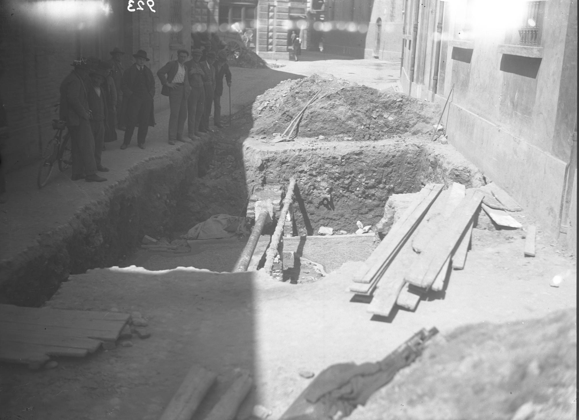 Cesena. Via Tiberti (lastra) di Anonimo (prima metà XX)