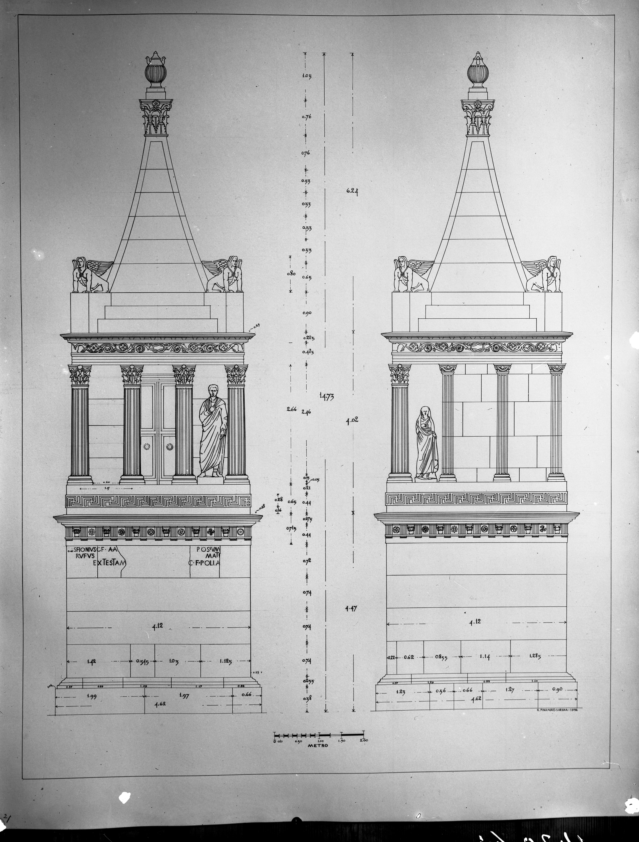 Sarsina (lastra) di Anonimo (prima metà XX)