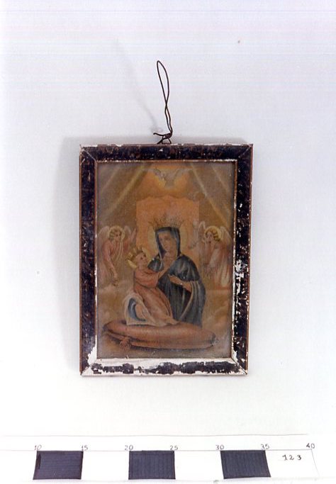 Quadretto, rappresentazione di Madonna con Bambino, RITUALITÀ/ OGGETTI DEVOZIONALI