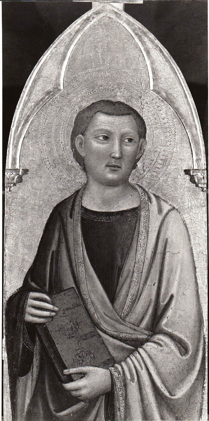 San Giovanni Evangelista (dipinto, opera isolata) di Jacopo del Casentino (sec. XIII)