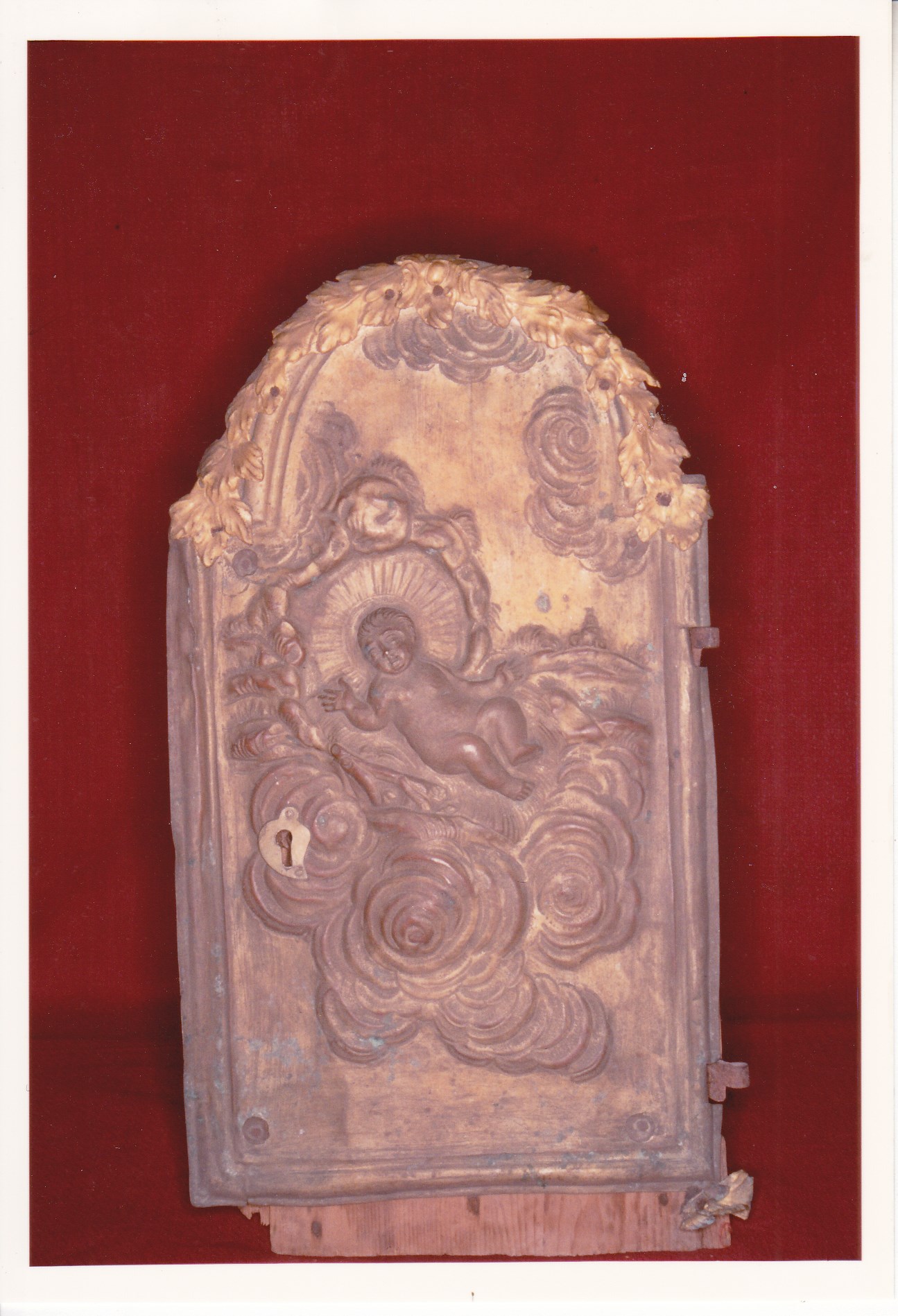 Gesù Bambino (sportello di tabernacolo) - bottega messinese (XIX)