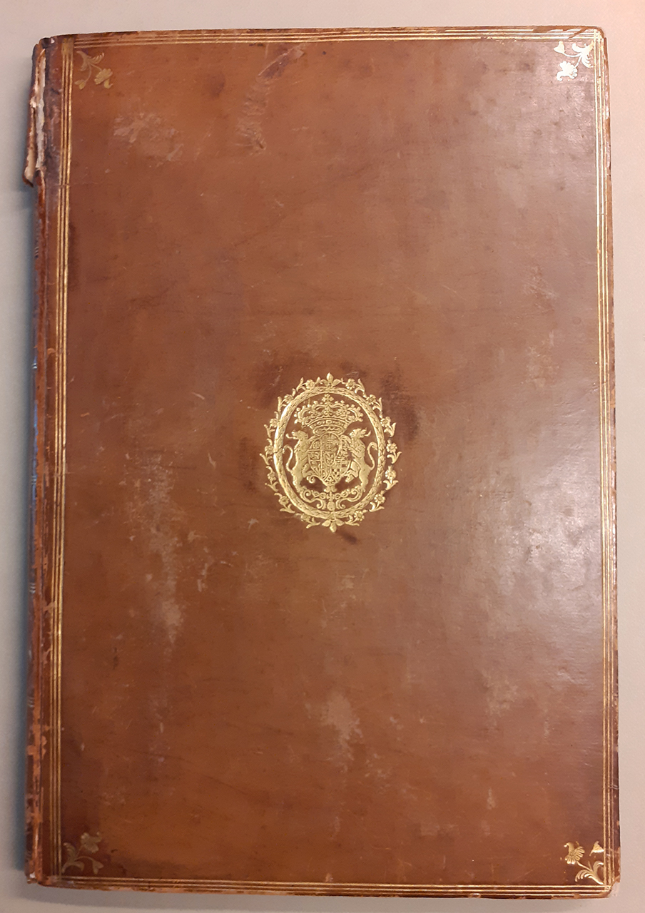 legatura piena - alle armi, opera isolata - ambito italiano (inizio/ inizio XVIII/ XIX)