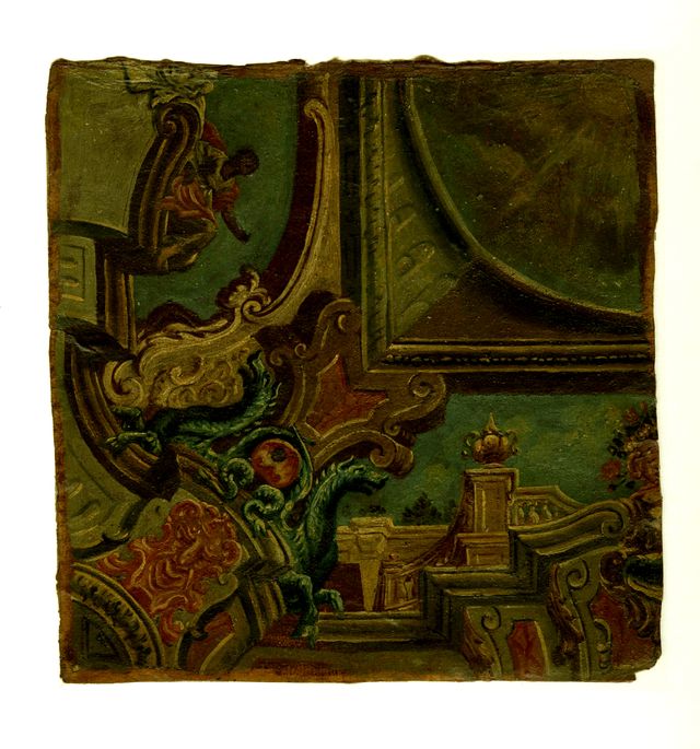 Elemento di decorazione architettonica (dipinto, opera isolata) di Brunetti Ciriaco (attribuito) - ambito molisano (prima metà XVIII)