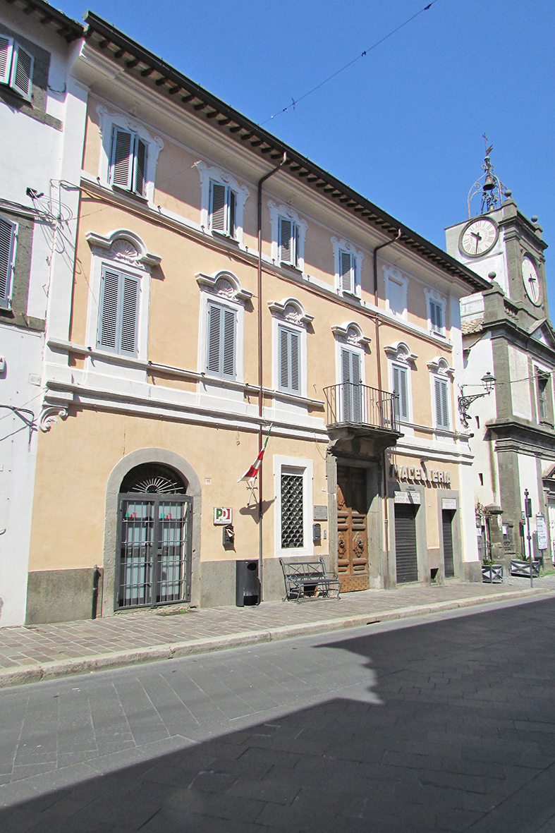 [Palazzetto privato in corso Vittorio Emanuele, 95, 97, 99, 101] (palazzetto, privato) - Campagnano di Roma (RM)  (XVIII)