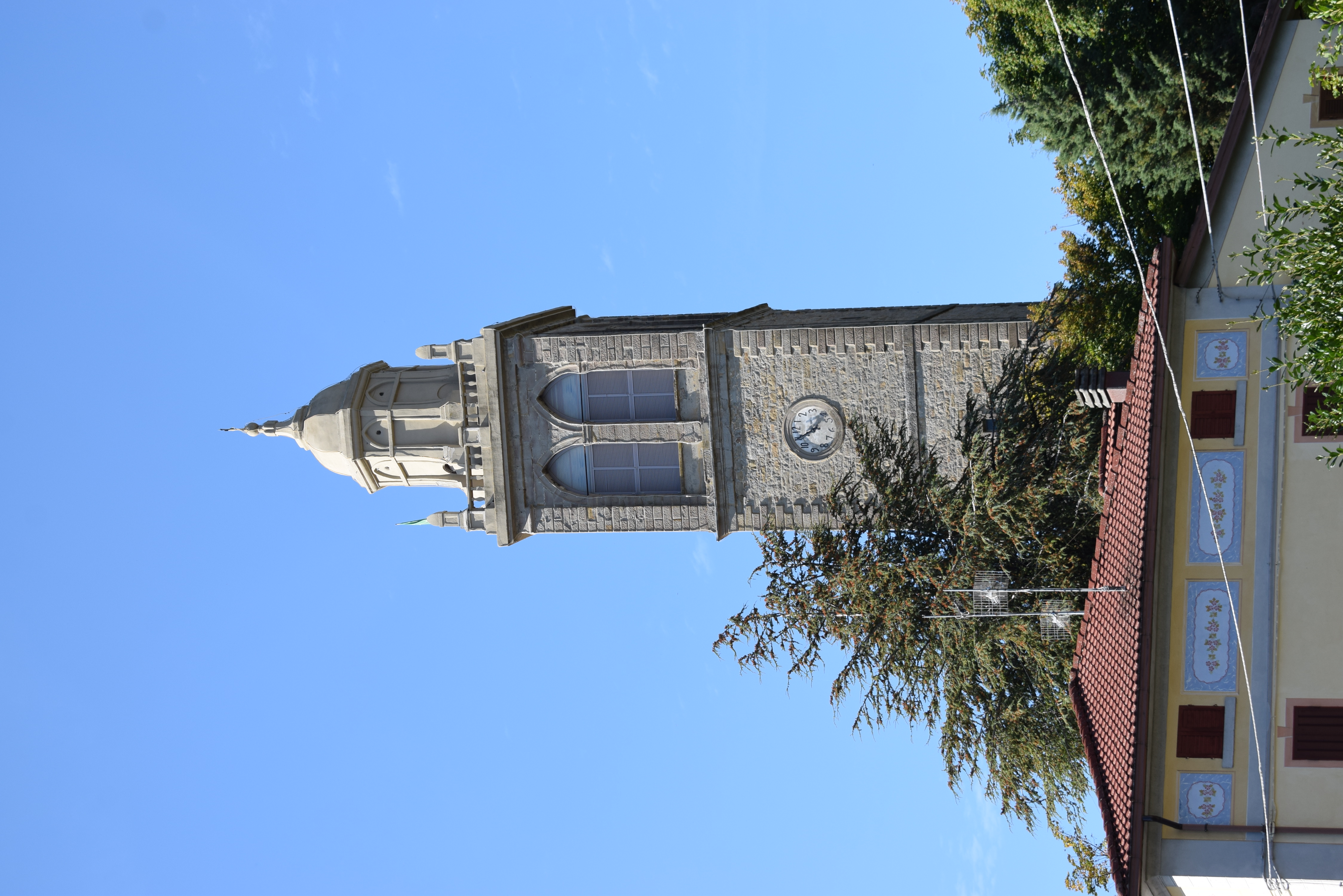 Campanile maggiore della chiesa parrocchiale di S. Maria Assunta (torre, campanaria) - Polinago (MO) 