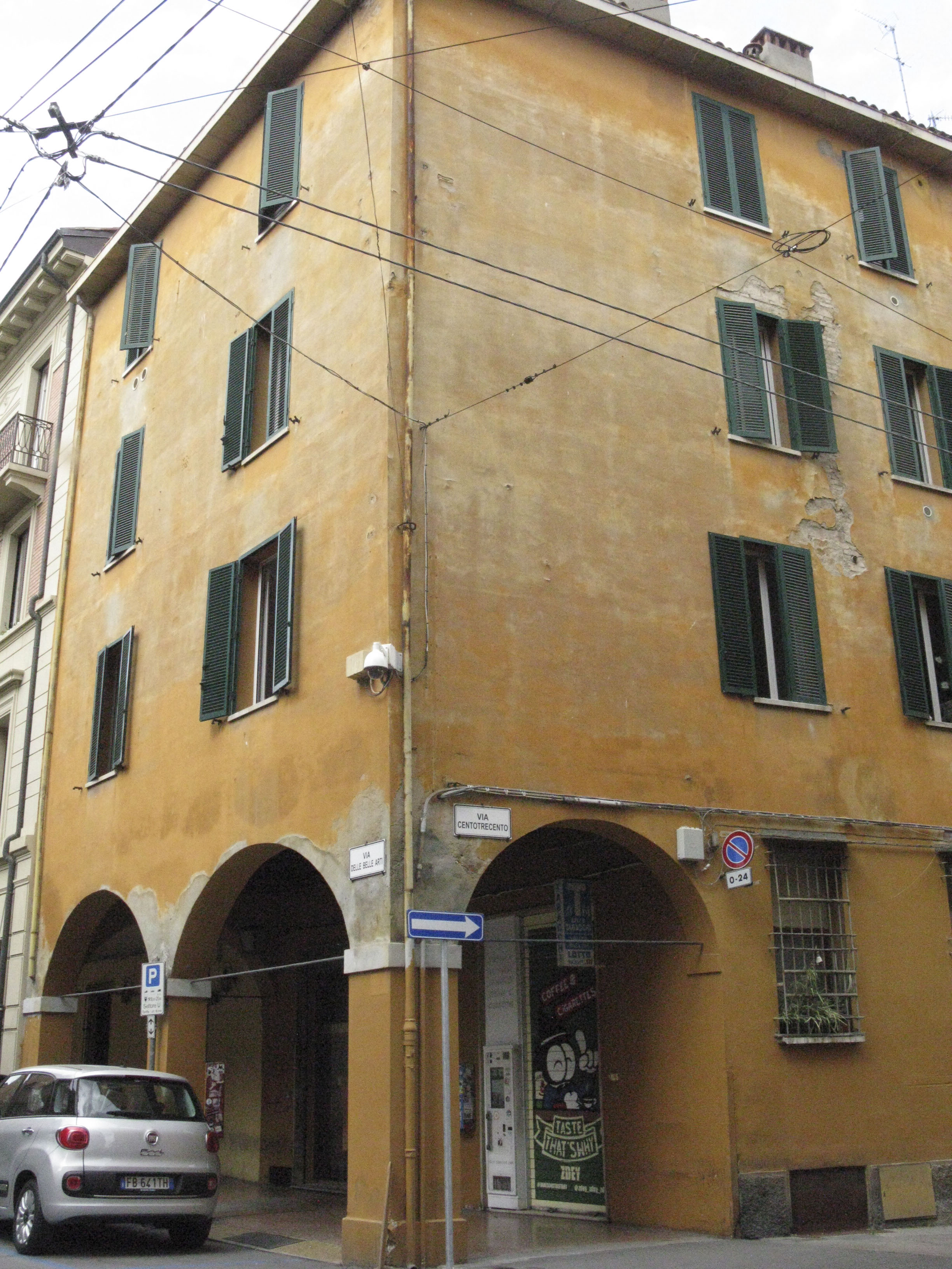 [Palazzo in via Belle Arti, 18] (palazzo) - Bologna (BO)  (XV)