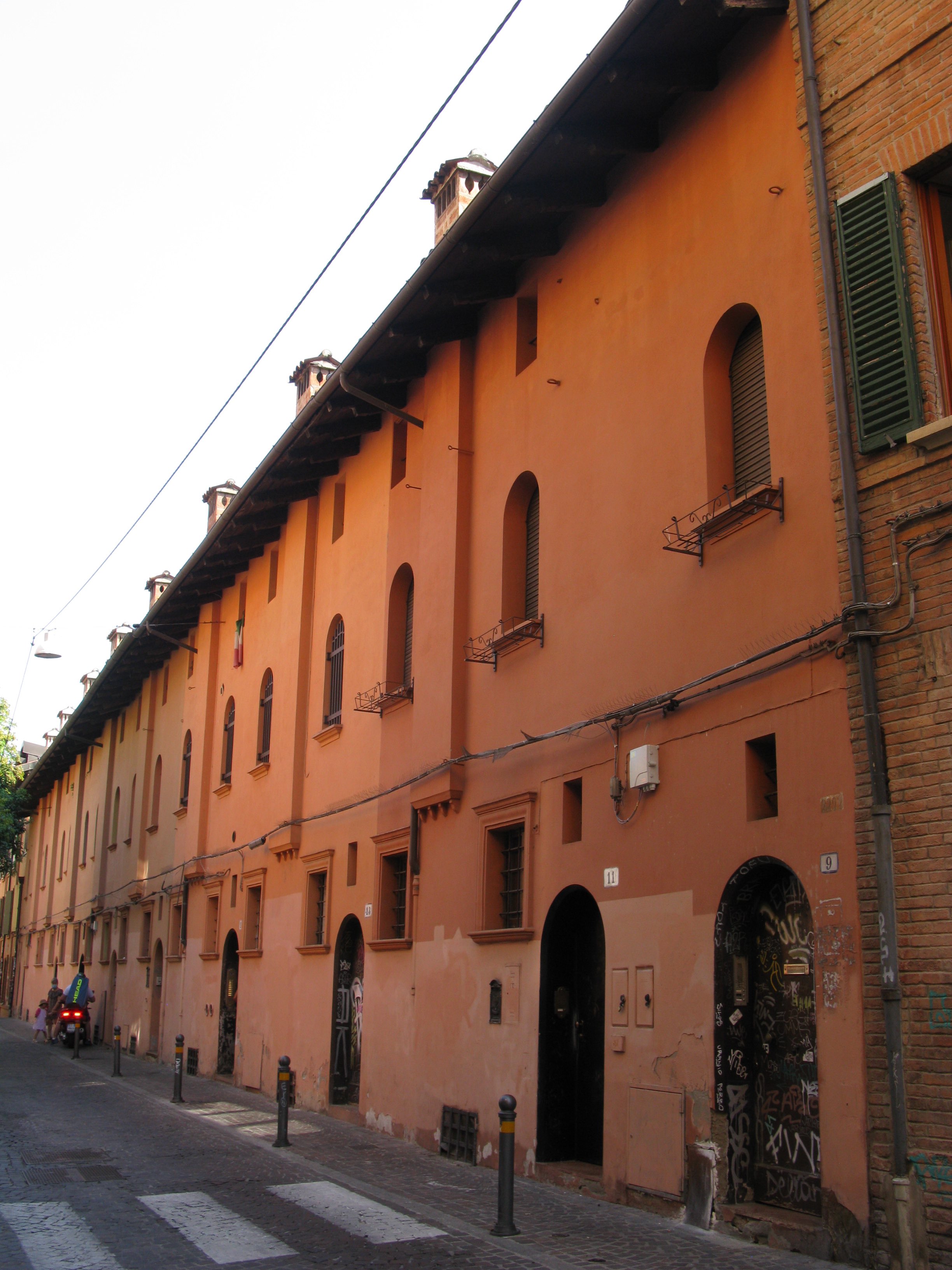 Case dell'Università delle Moline (case a schiera, operaie) - Bologna (BO) 