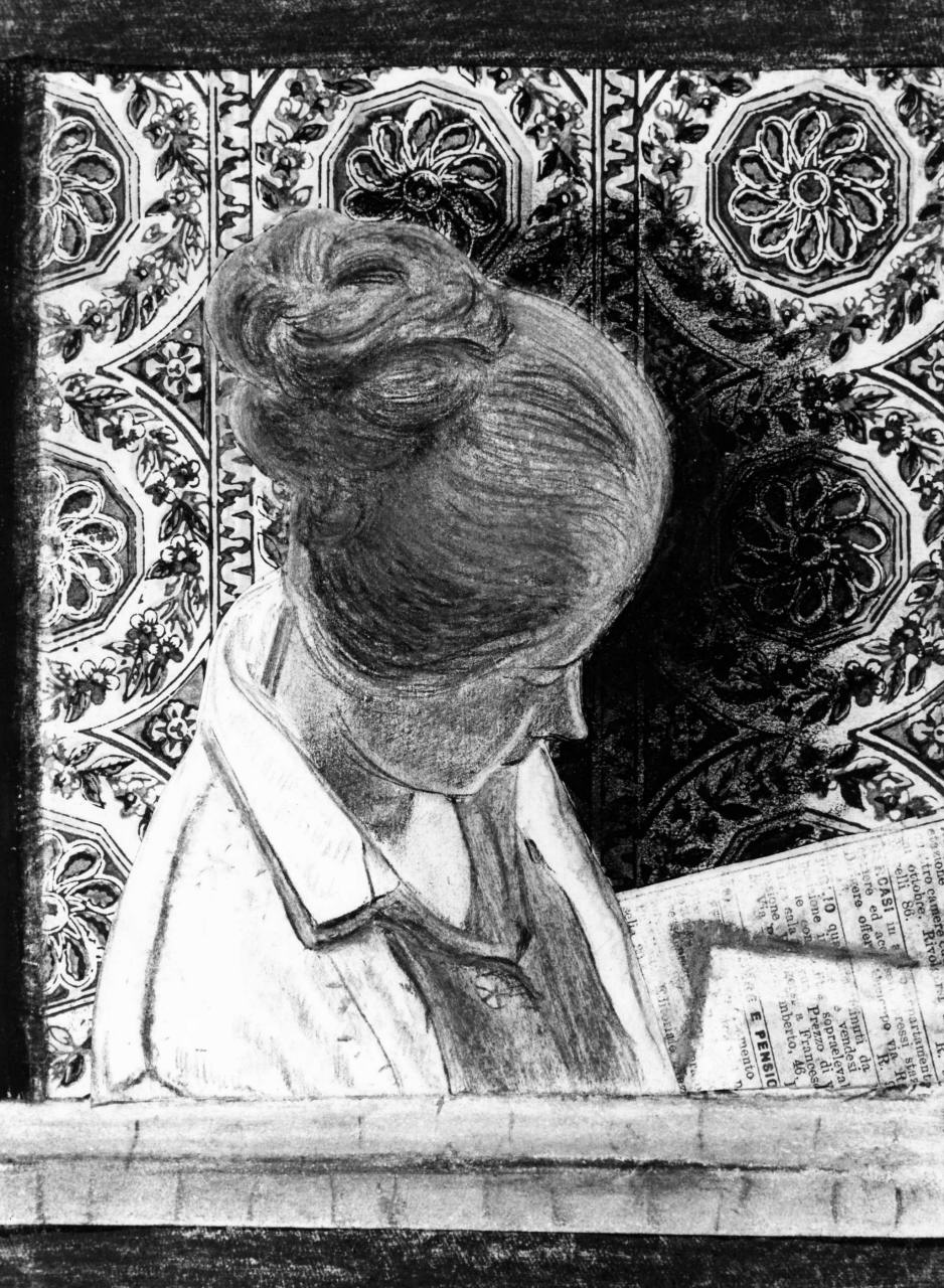 ritratto di Anna Banti (disegno) di Longhi Roberto (sec. XX)