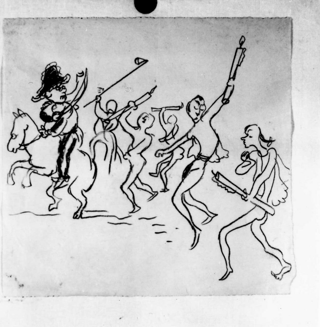 vignetta satirica (disegno) di Maccari Mino (sec. XX)